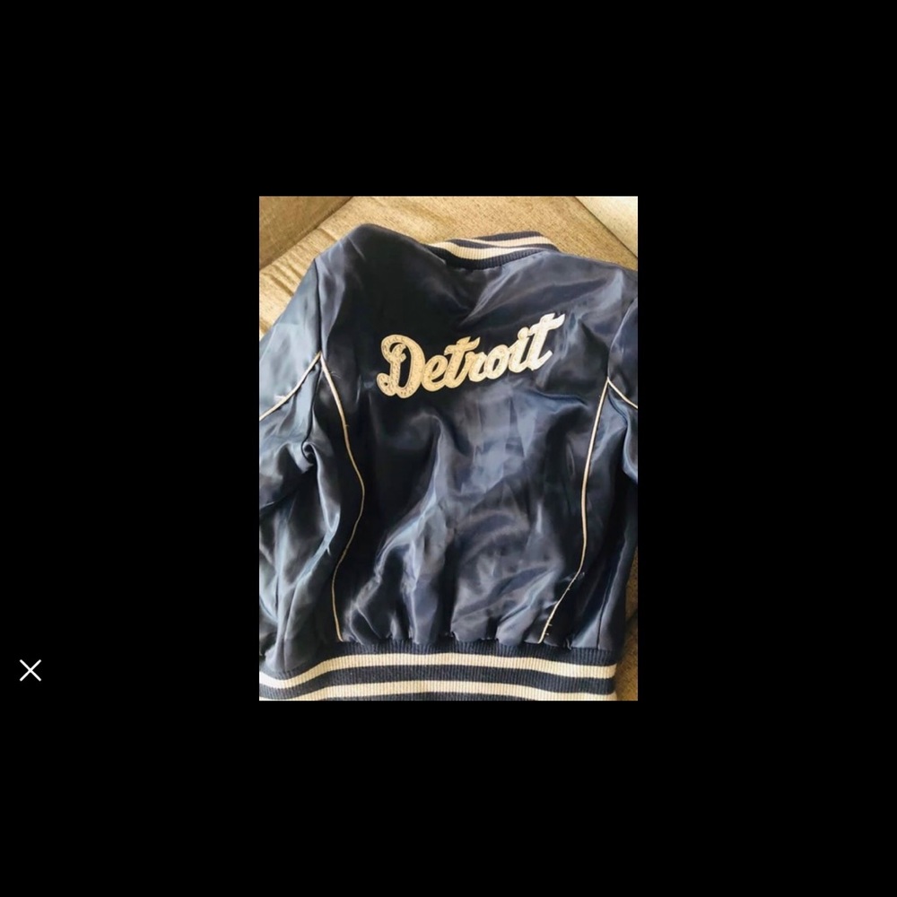 Majestic Blue Jacket with White Accents